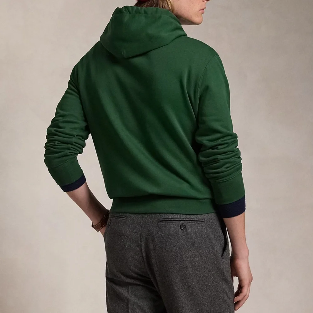 💚🐻 NEW WITH TAGS🐻💚 Polo Bear Fleece Hoodie Size M - Picture 5 of 9